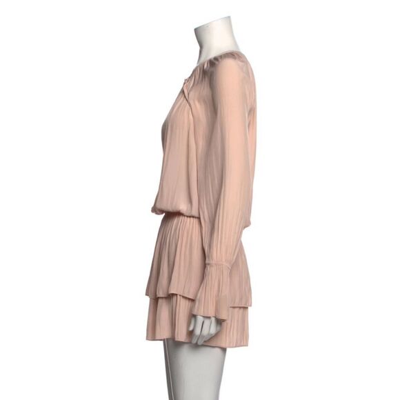 Ramy Brook Blush Pink Long Sleeve Dress Size Small - Picture 2 of 4